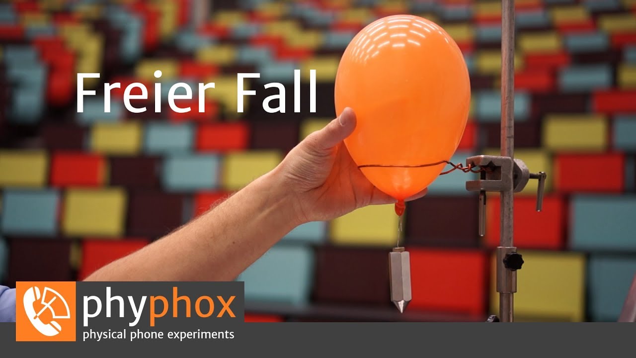 Smartphone-Experiment: Freier Fall (de)