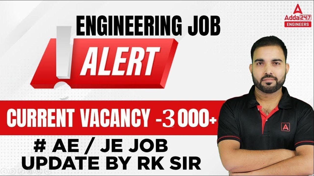 Latest engineering Job | # Weekly AE / JE job update by Rk sir