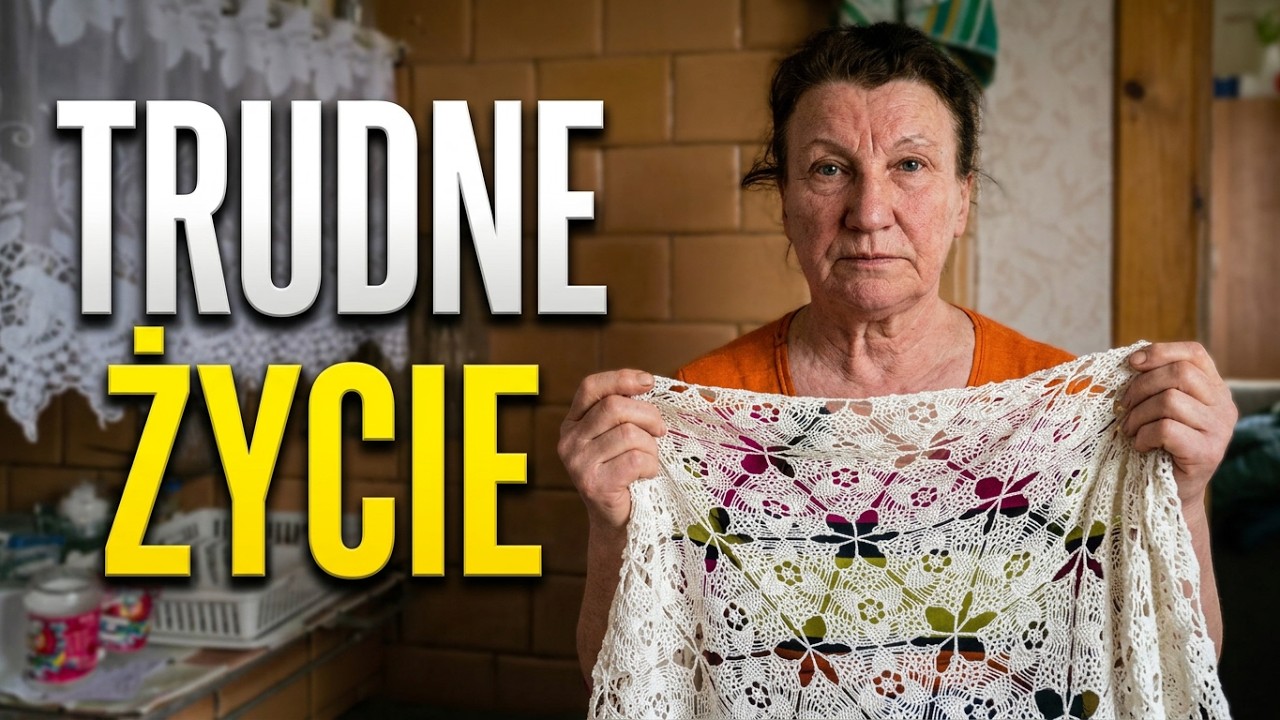 Trudne życie pani HALINY w podlaskiej wsi. Przepiękne rękodzieło.