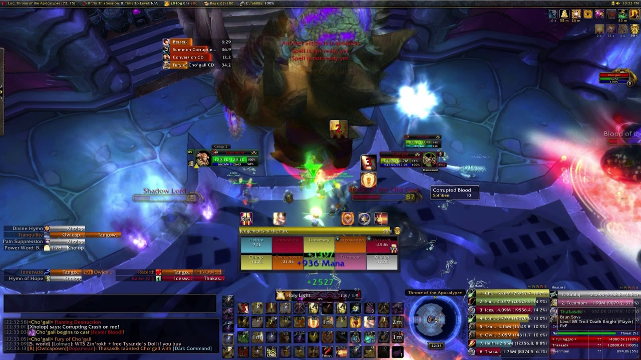 Cho'gall (Heroic) Bastion of Twilight - Holy Pala POV - Wow Apollo 2