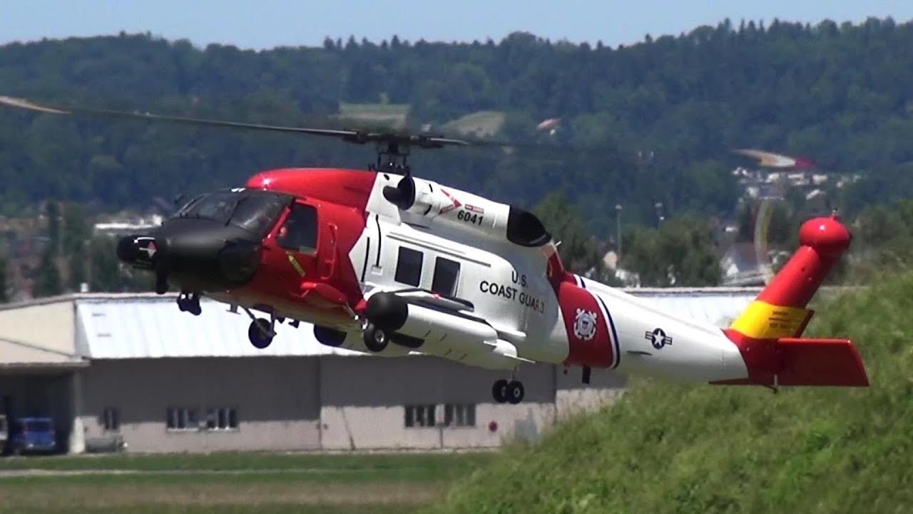 U.S. Coast Guard MH-60 Jayhawk rescue RC scale helicopter