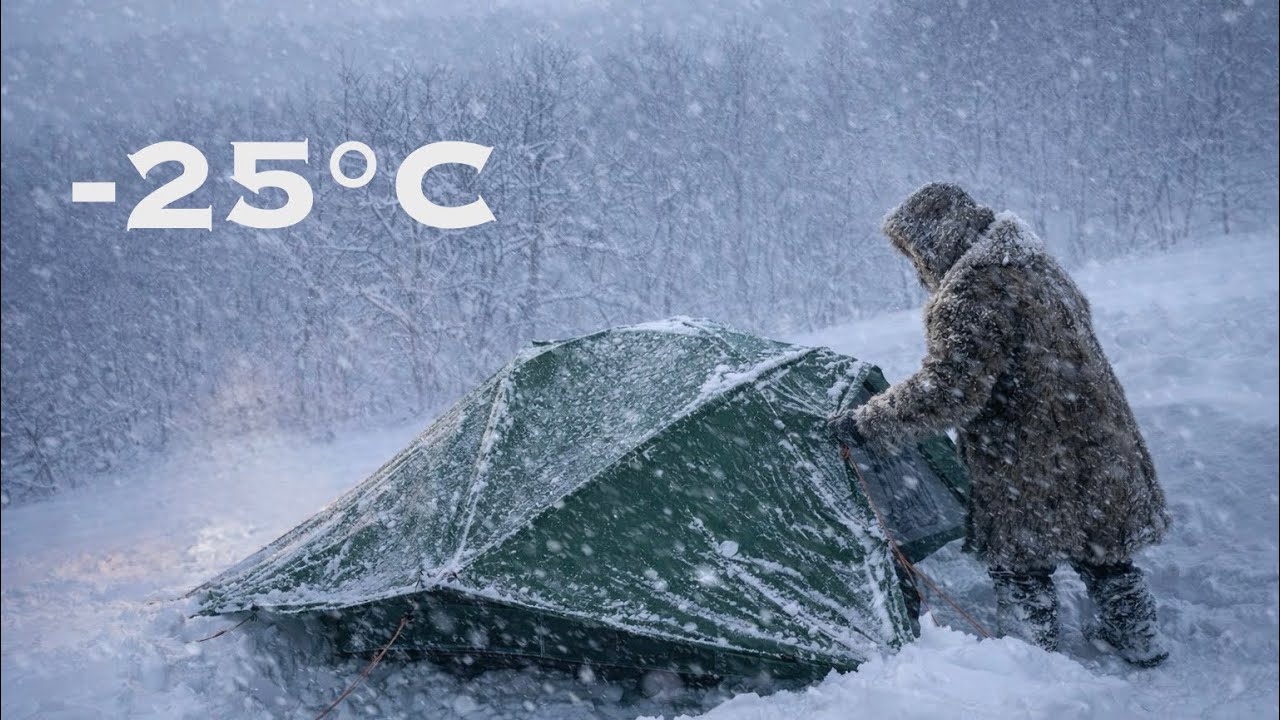 Can You Survive −25°C Alone in a Snowstorm? | Extreme Winter Survival Challenge