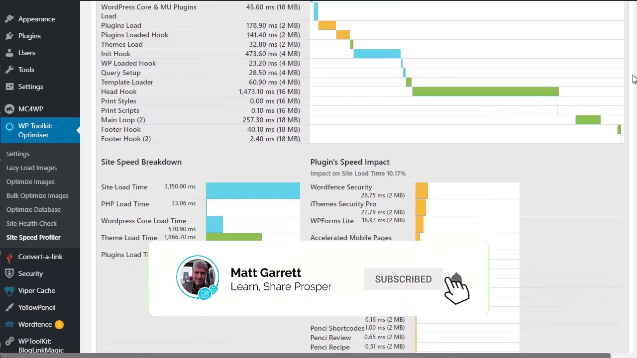 How To Tell What's Slowing Your WP Site Down (Too Many Plugins?)