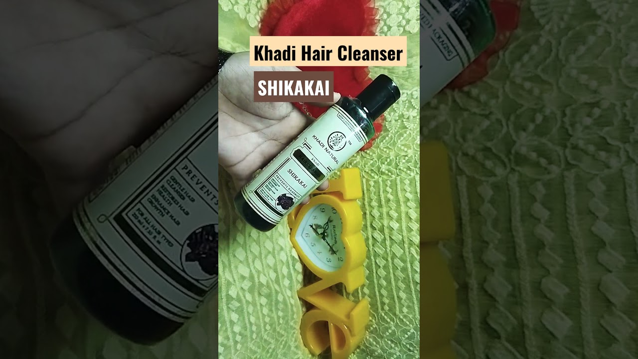 khadi Shikakai Hair Cleanser || control #hairfall & gives shine #shorts