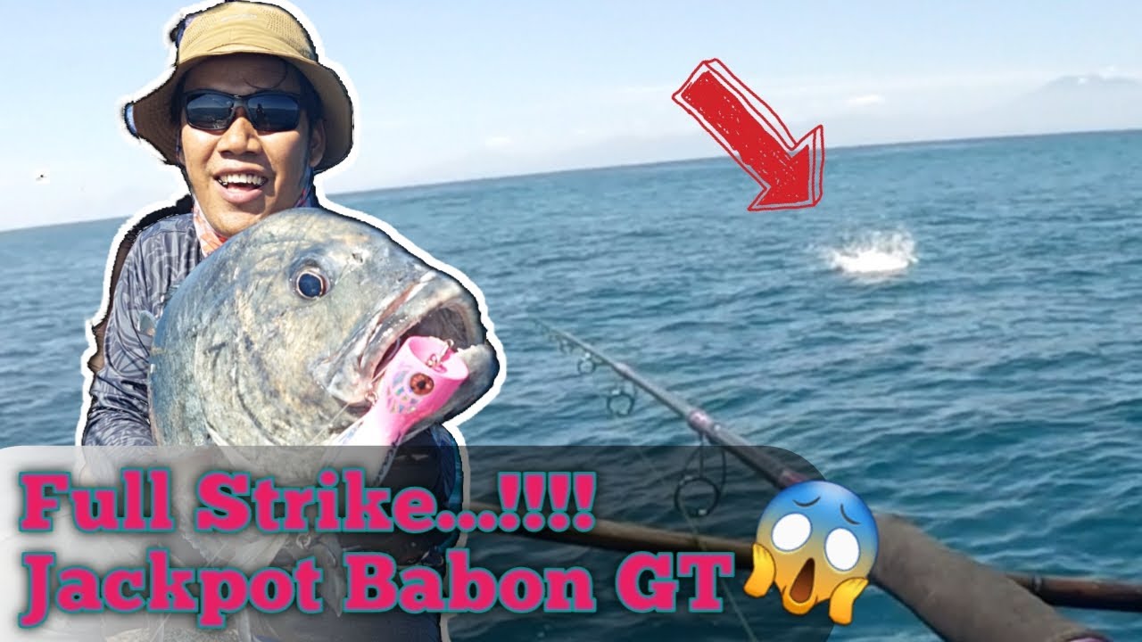Mancing Teknik Popping Di Laut Padang Dapat Sambaran Bertubi-tubi Dan Jackpot Monster GT !!!
