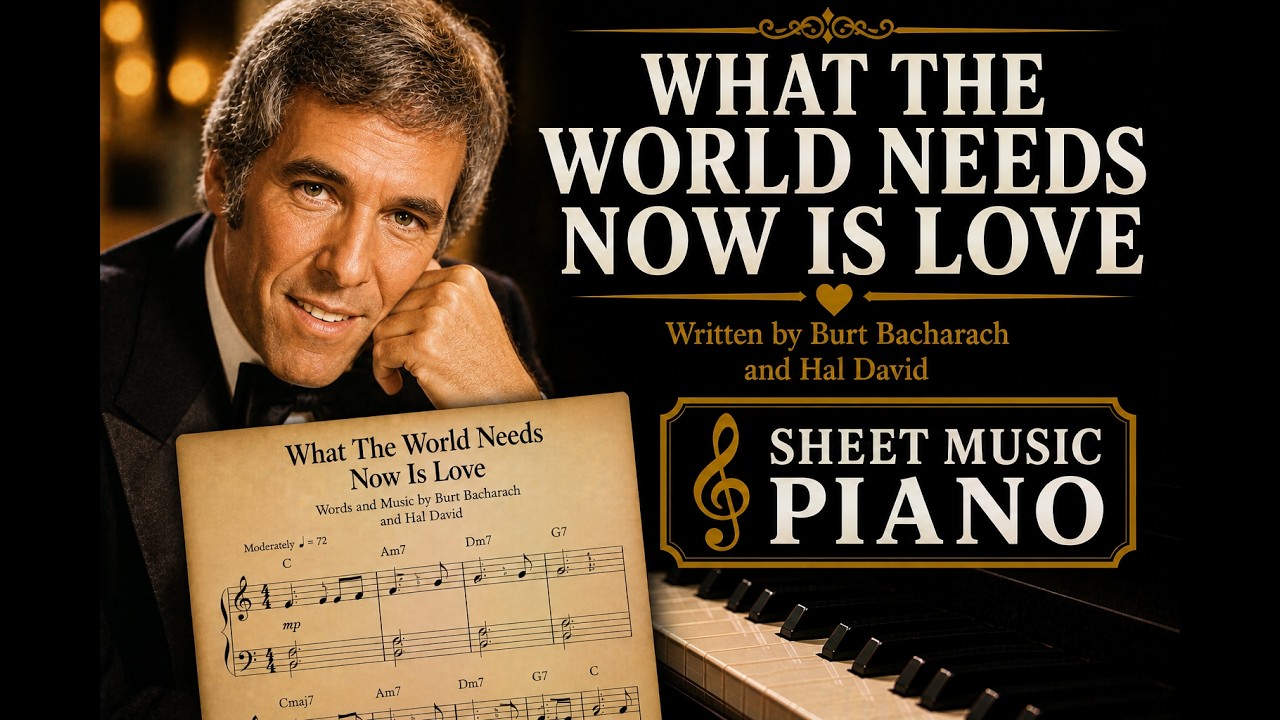 What The World Needs Now Is Love - Free Sheet Music Piano