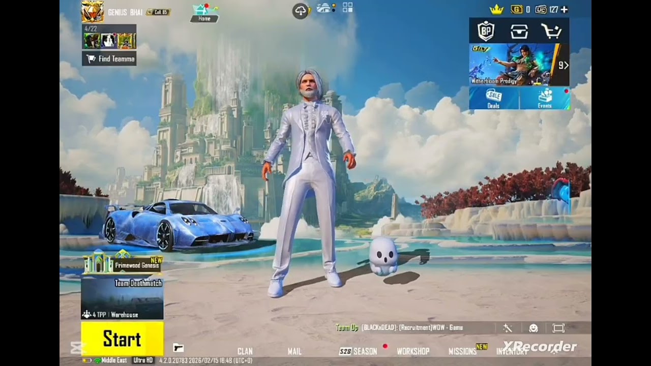 3600$ PUBGM Account Inventory tour 🥶💀🔥 #pubg
