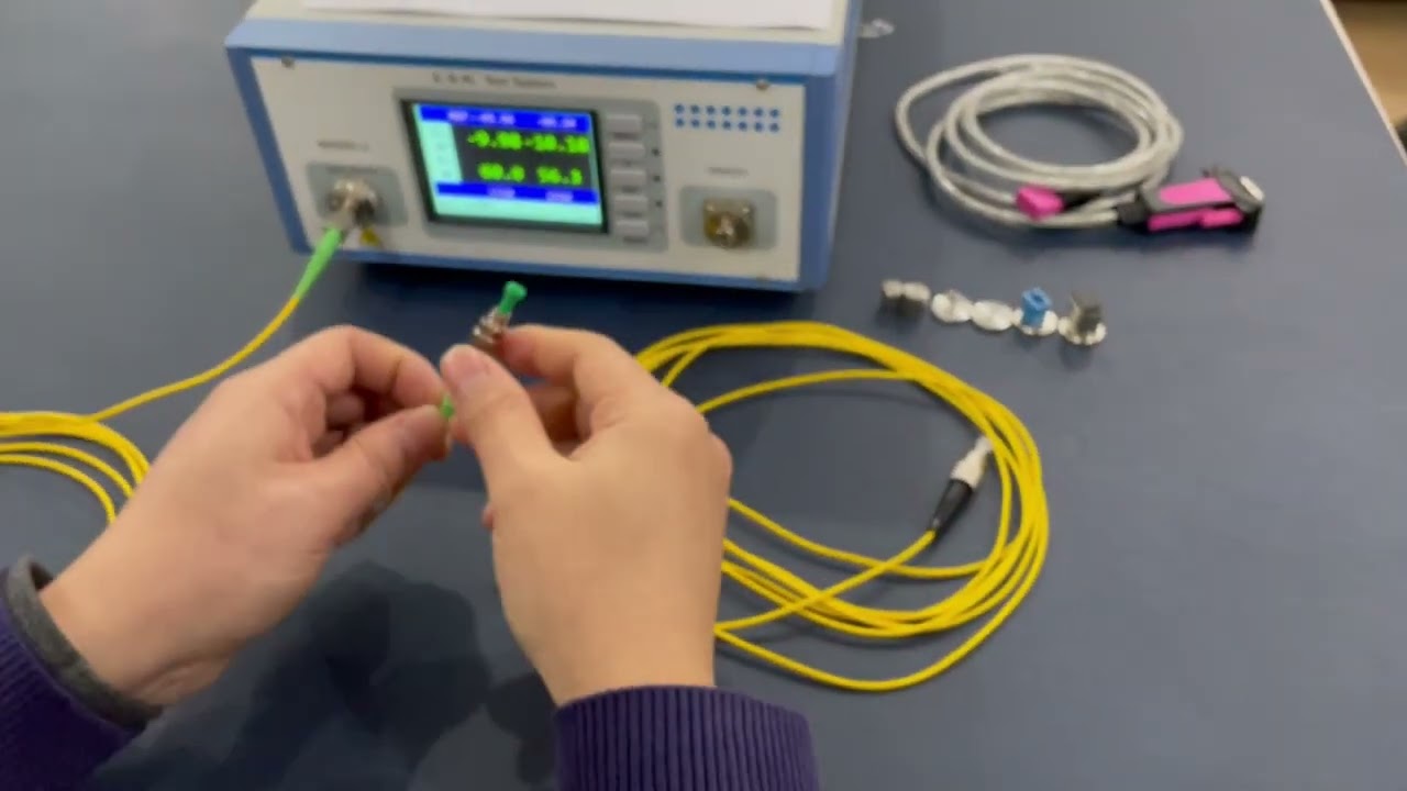 How to use Insertion Return Loss Test Station For Fiber Patch Cord
