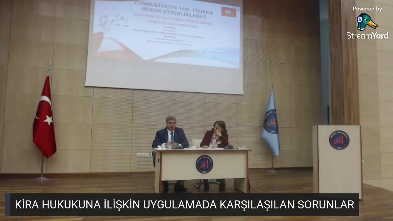 CUMHURİYETİN 100. YILINDA HUKUK ETKİNLİKLERİ-5 (2. KISIM)