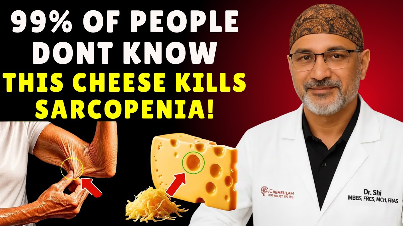 Over 60? Eat These 3 CHEESES to Rebuild Muscle and FIGHT Sarcopenia | Senior Health Tips