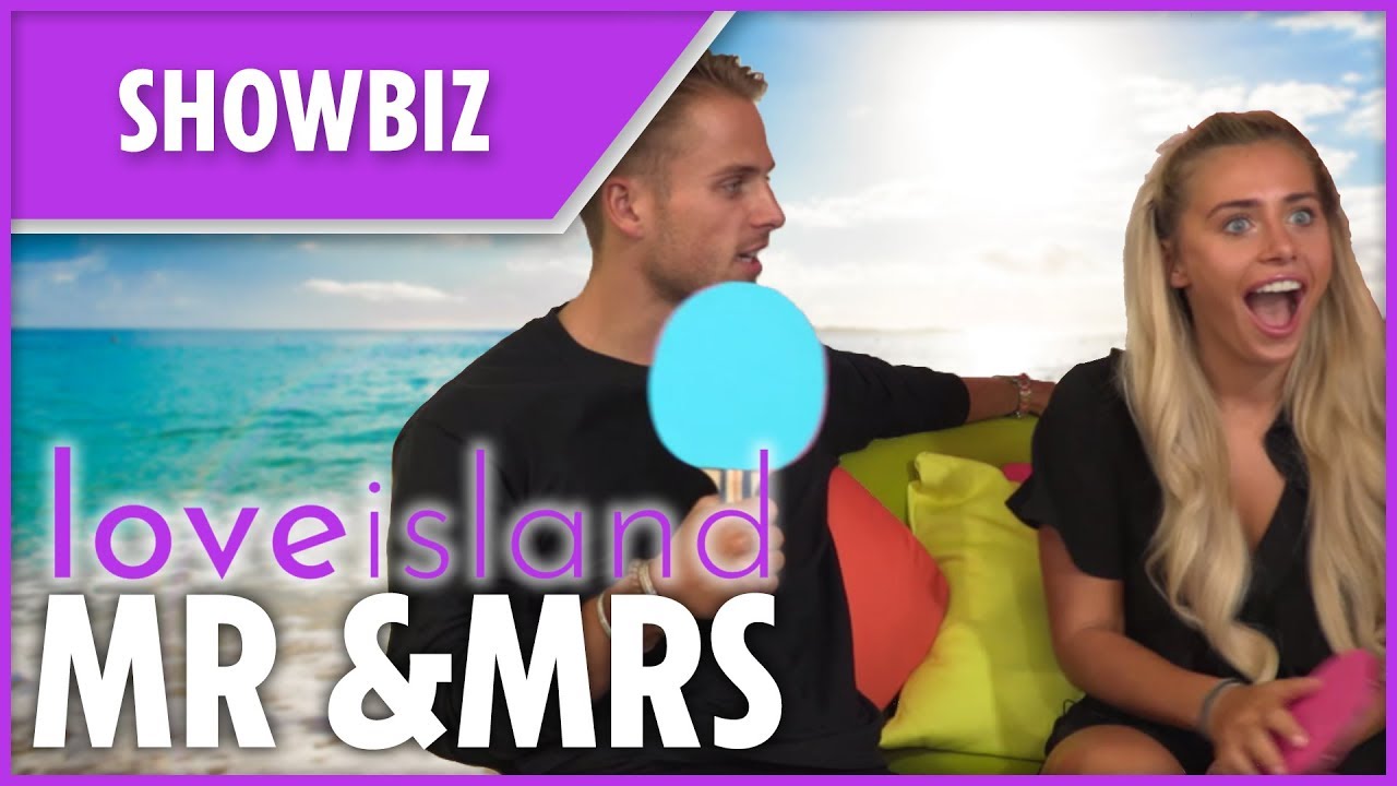 Love Island 2018's Charlie Brake and Ellie Brown play Mr & Mrs