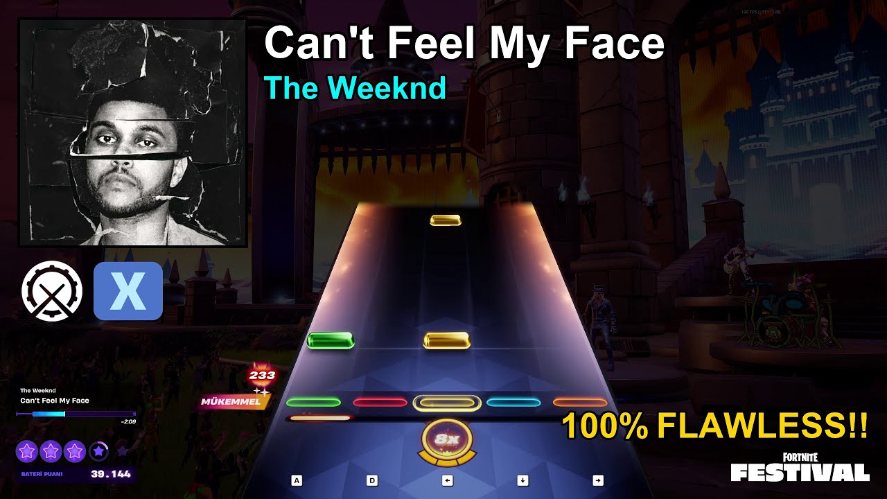 Can't Feel My Face Expert Drums 100% FC - Fortnite Festival