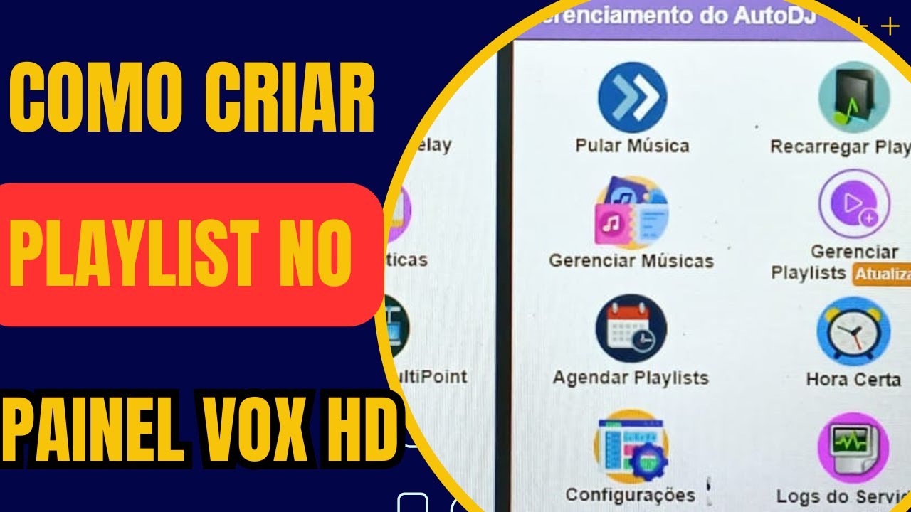 Como Criar uma Playlist no Painel de Streaming VOX HD