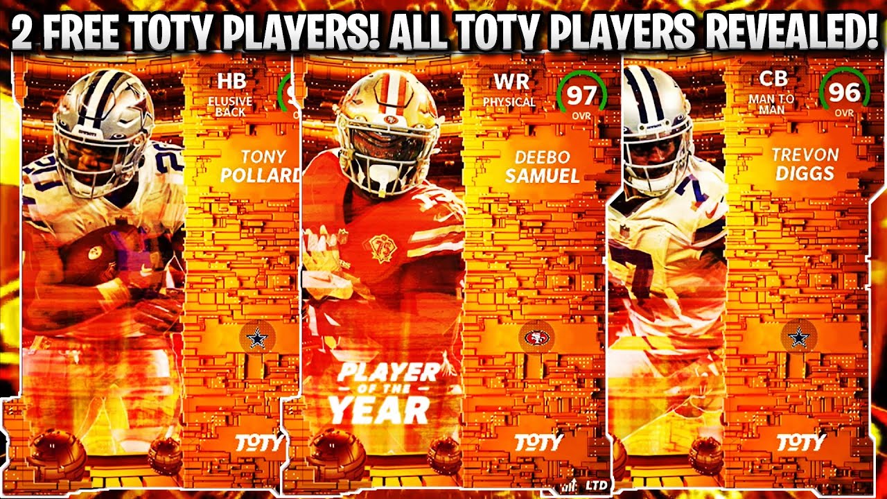 2 FREE TOTY PLAYERS! ALL TOTY PLAYERS REVEALED! 97 LTD DEEBO, JEFFERSON, DIGGS, AND MORE | MADDEN 22