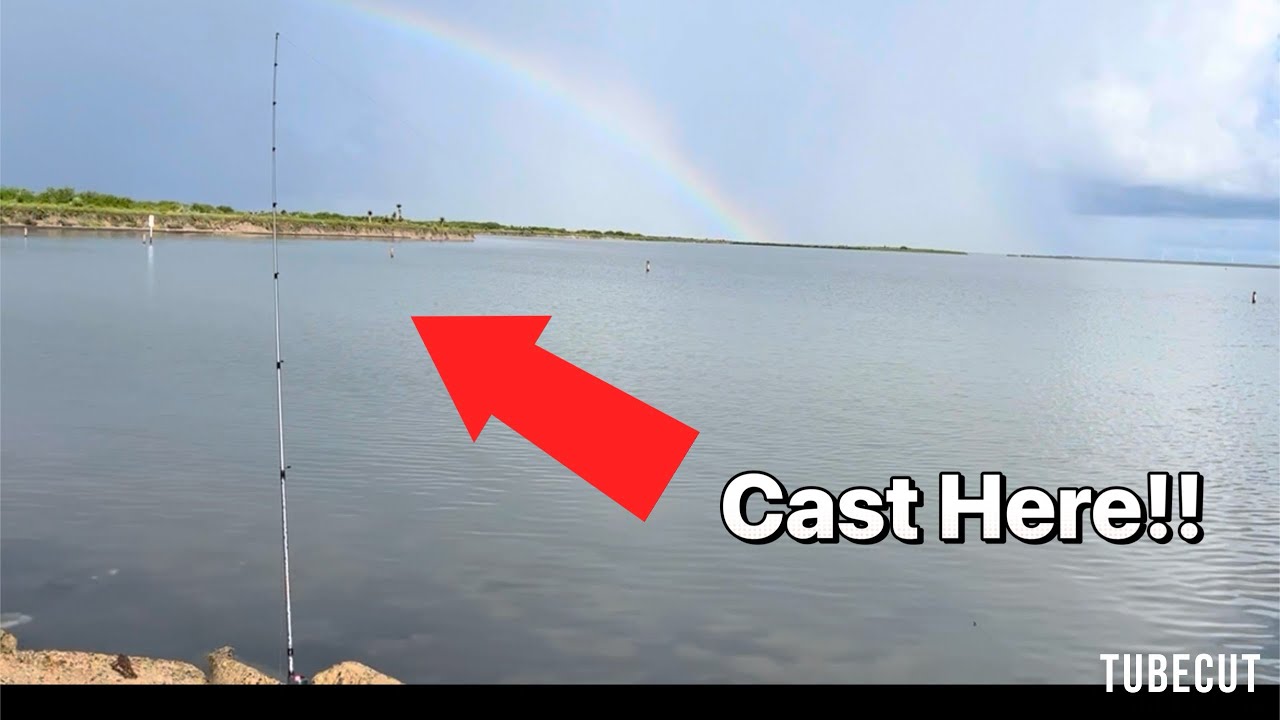 Red Drum Fishing at Gaymen Bridge (Brownsville Tx)