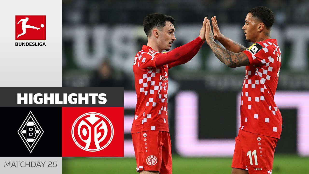 Mainz On A Run! | Borussia M'gladbach - 1. FSV Mainz 05 1-3 | Highlights | MD 25 &ndash; Bundesliga 24/25