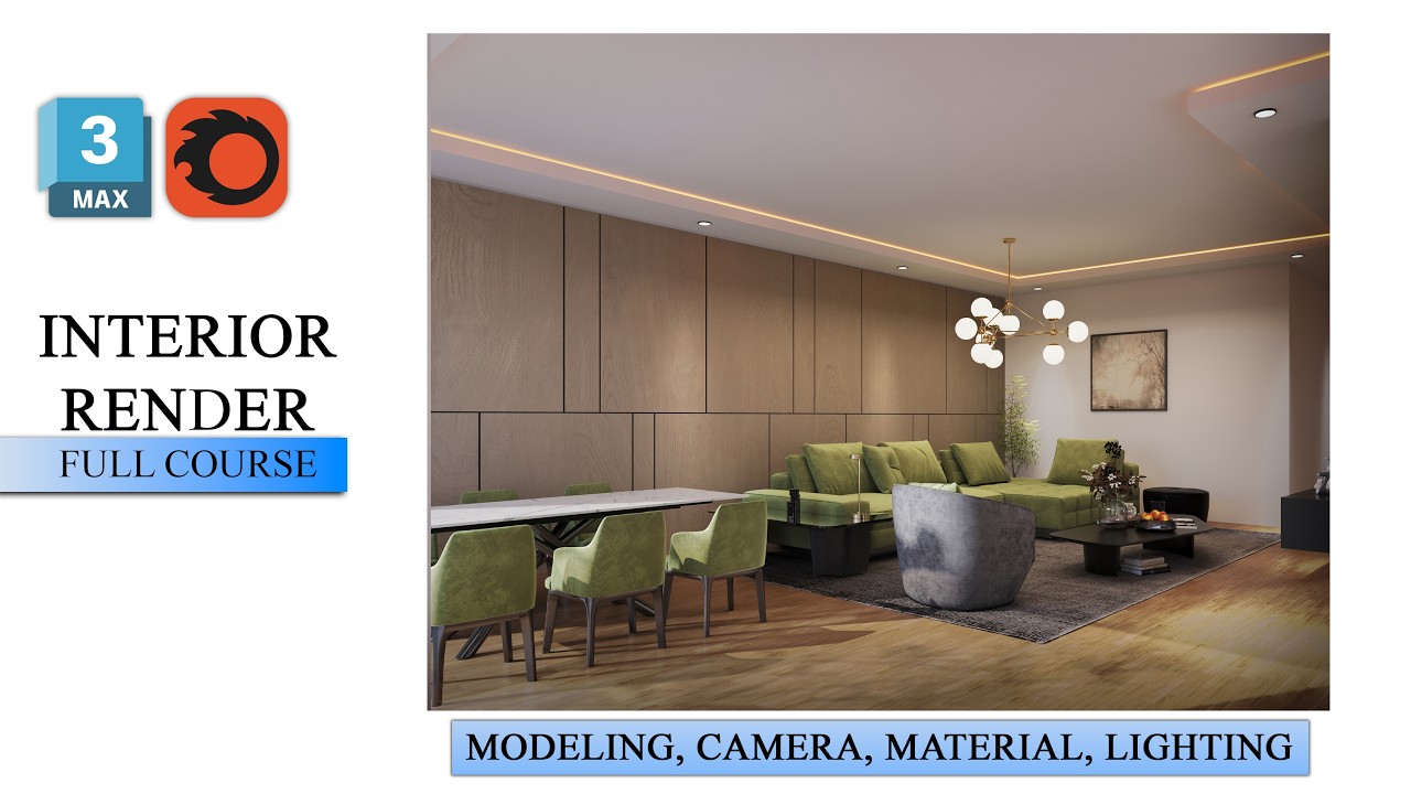 Living Room Interior Rendering in 3ds Max Corona Rendering | 3ds Max Corona | Rendering in 3ds max