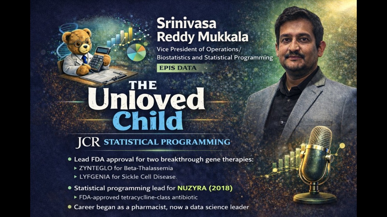 Srinivasa Mukkala| Unloved Child| VP Operations, Biostats and Programming