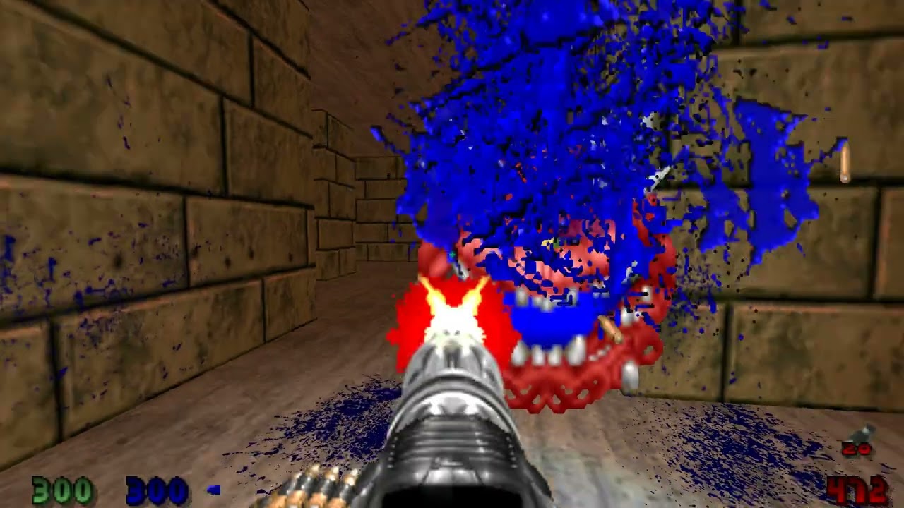 Brutal PSX Doom Level 12: Deimos Lab (Full 100%)
