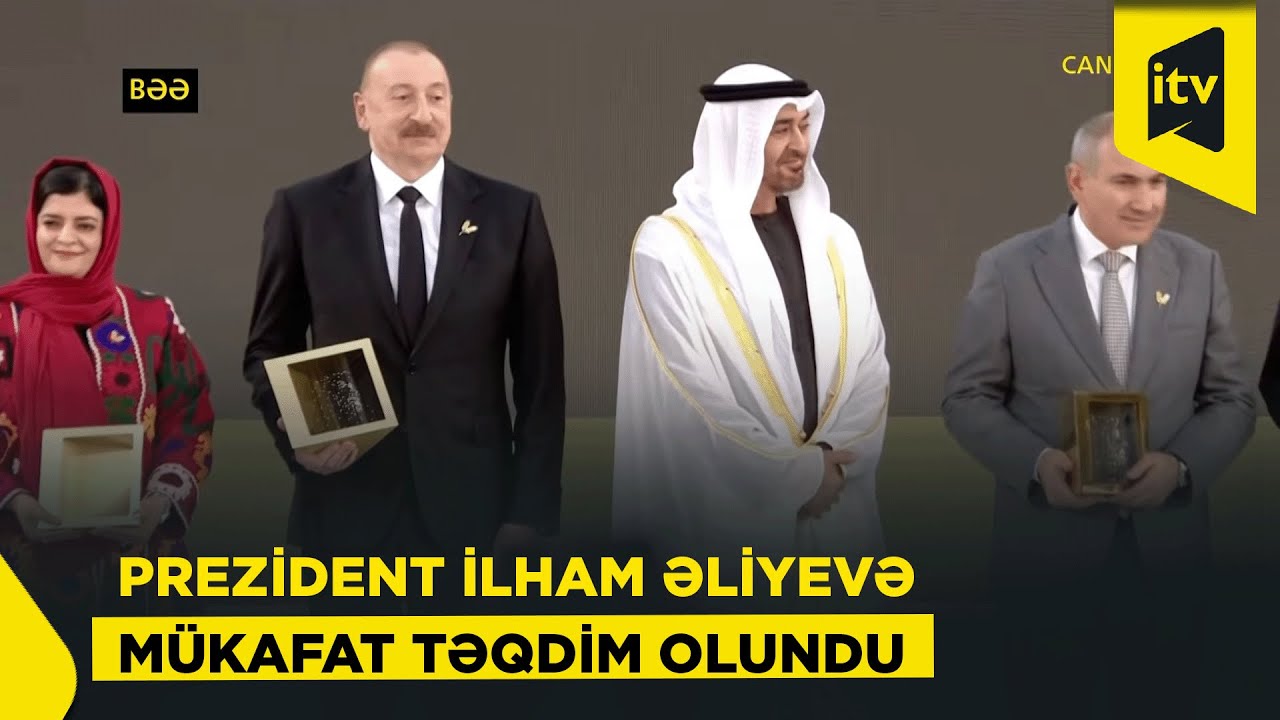 Əbu-Dabidə “Zayed İnsan Qardaşlığı Mükafatı”nın təqdimolunma mərasimi