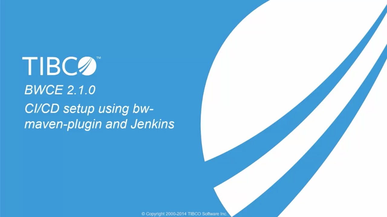 BusinessWorks&trade; Container Edition: CI/CD Pipeline using Maven & Jenkins