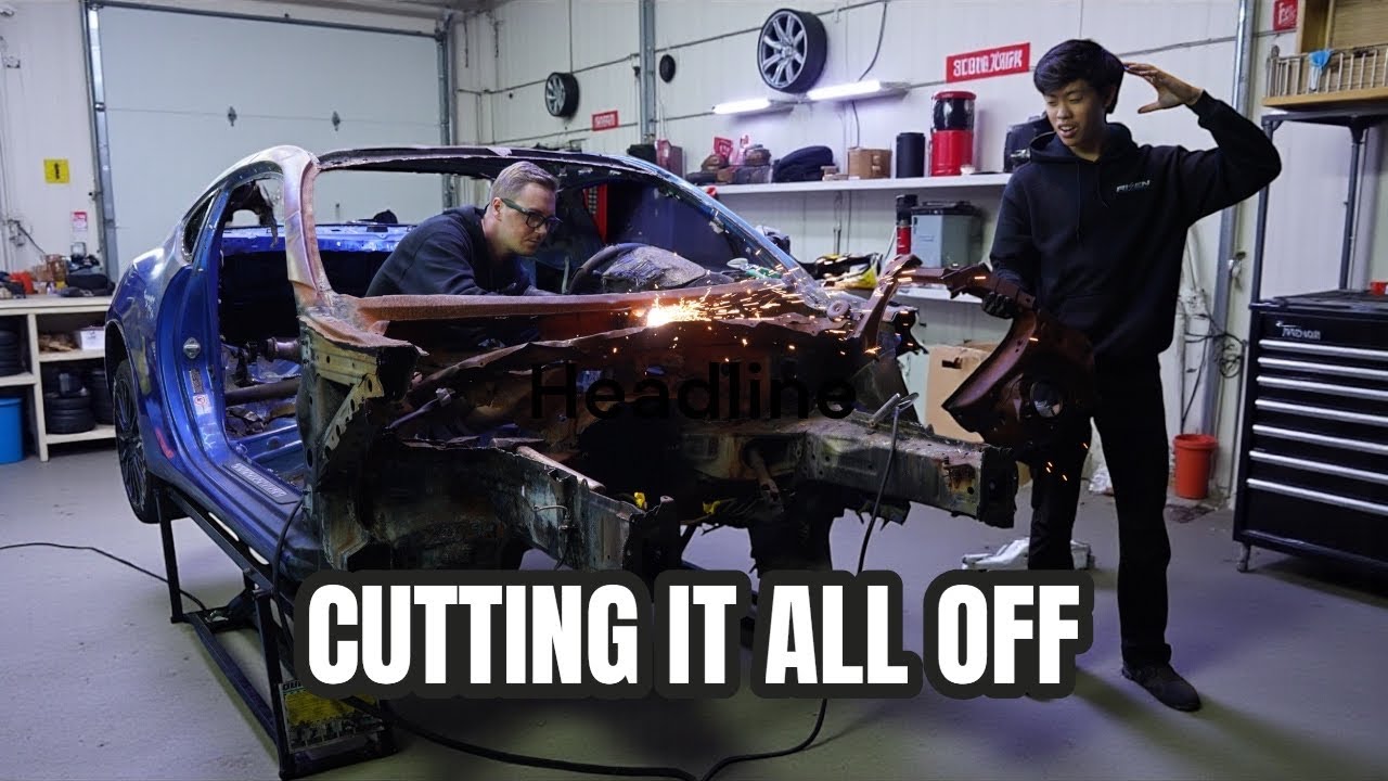 СНЯТИЕ СОЖЖЕННОЙ ПЕРЕДНЕЙ ПОДВЕСКИ BRZ!