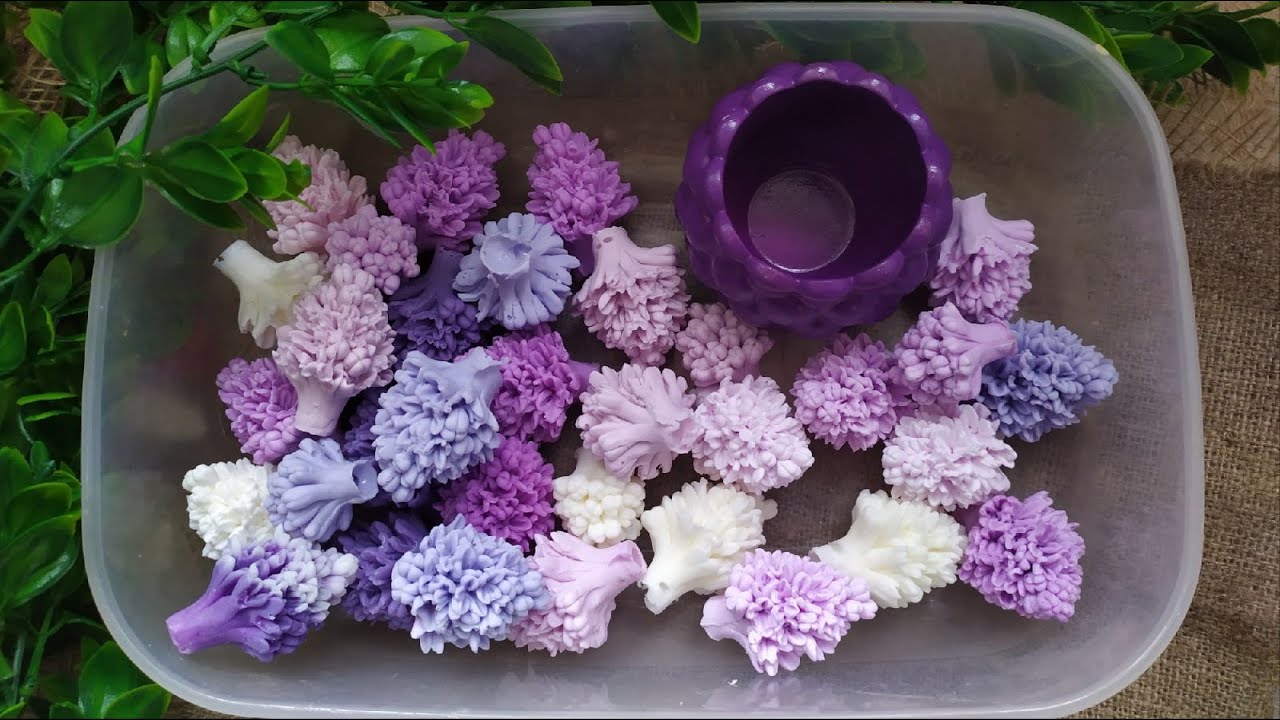 ❤Букет сирени в вазочке из гипса❤