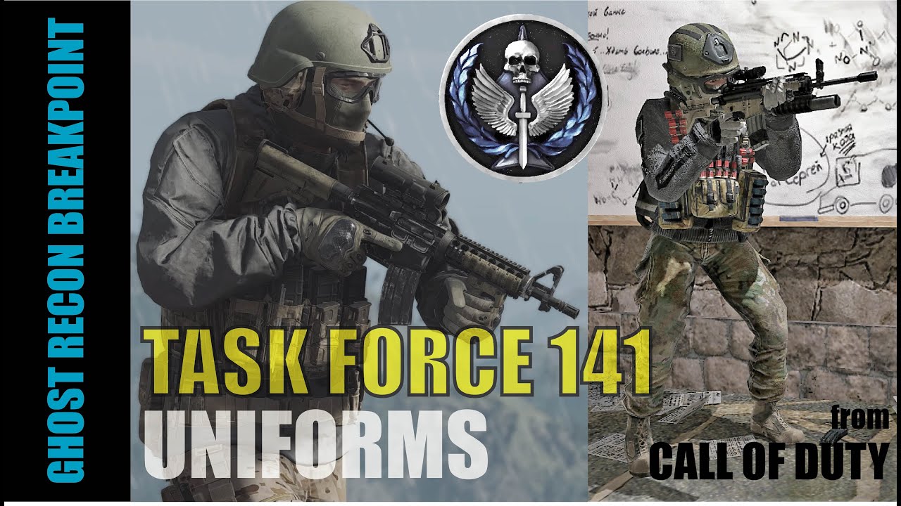 TASK FORCE 141 UNIFORM (from CoD:MW2) Ghost Recon Breakpoint