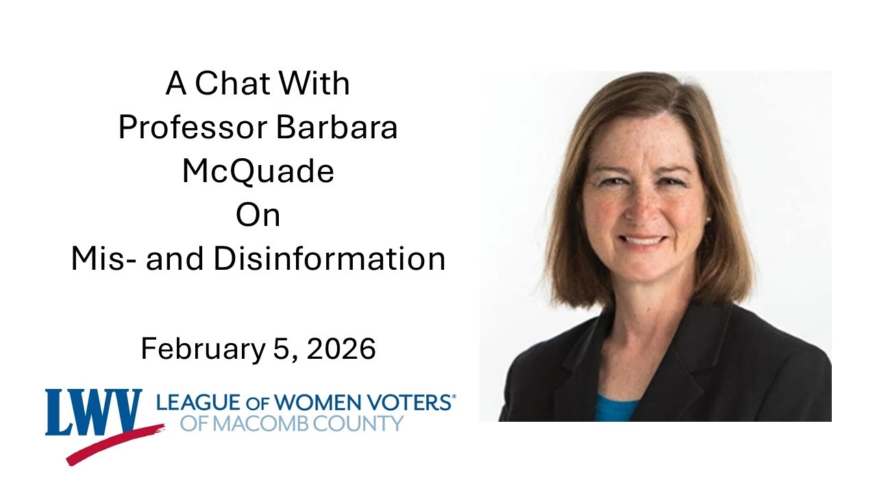 A Chat with Professor Barbara McQuade on Mis and Disinformation