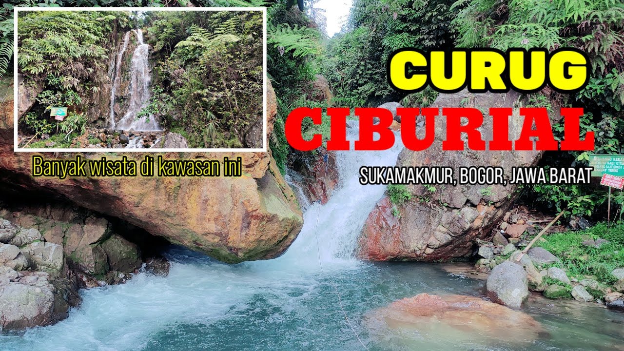 CURUG CIBURIAL SUKAMAKMUR BOGOR JAWA BARAT. JULI 2022