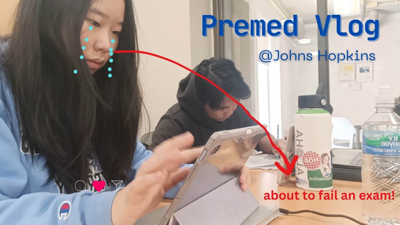 premed vlog - day in the life of a struggling johns hopkins student :))