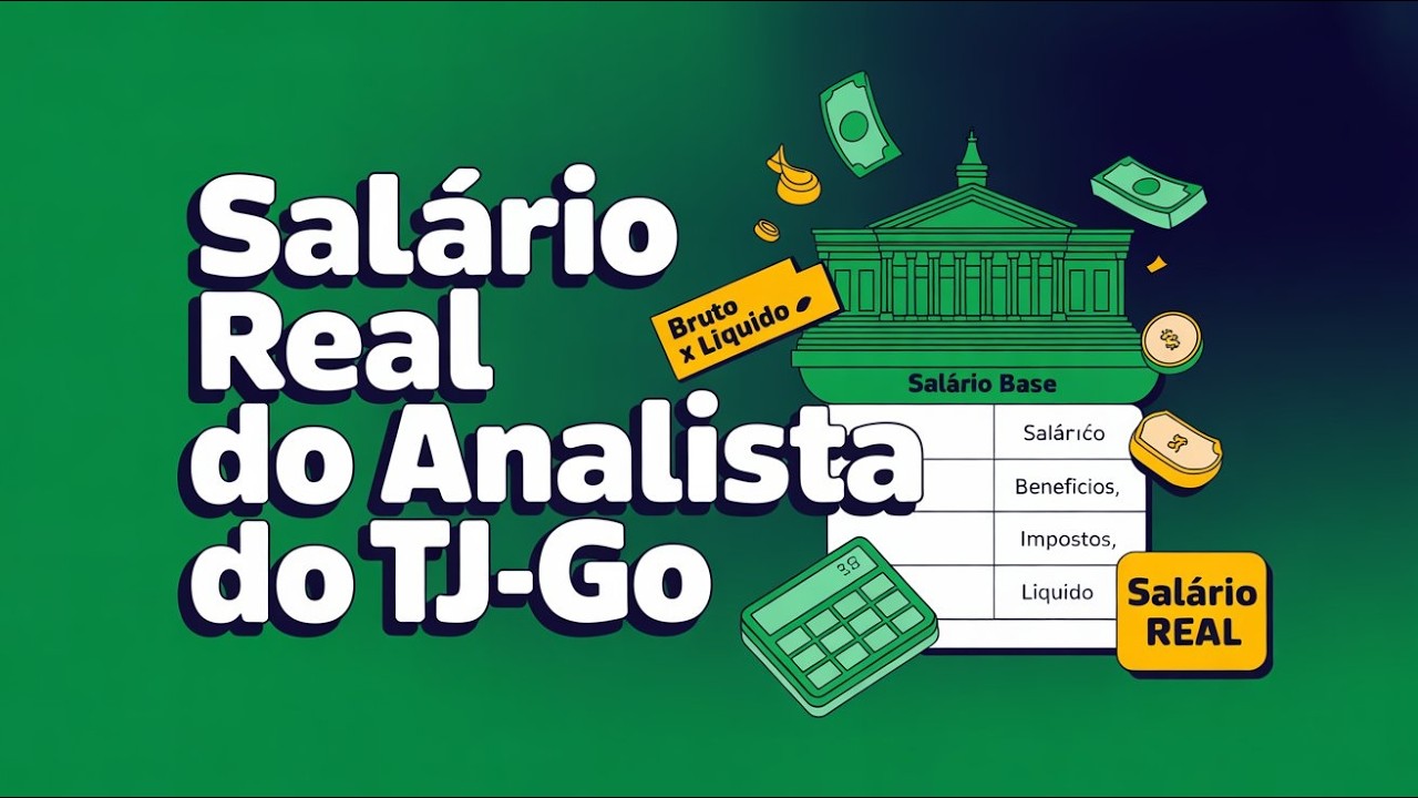 Qual é o Salário REAL do Analista do TJ-GO? Veja Quanto Sobra!
