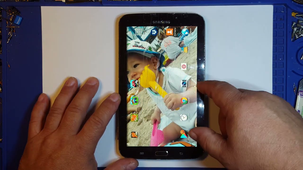 Как заменить разбитый сенсор на планшете Samsung Galaxy Tab 3 SM-T211