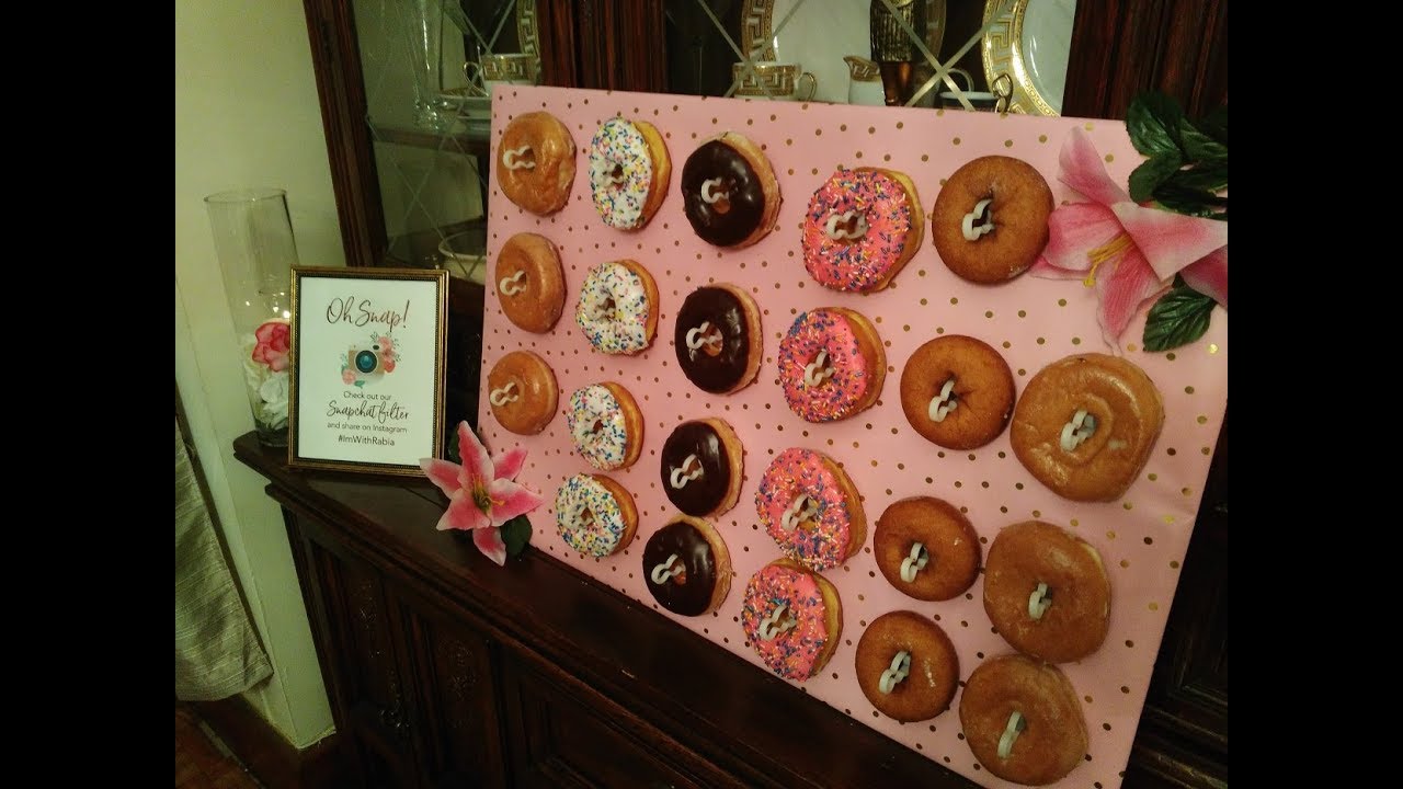 DIY: Donut Wall Under $7!! Kate Spade Theme