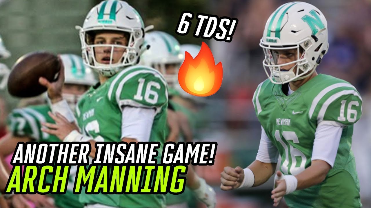 Freshman QB Arch Manning Throws For SIX TDs! Peyton's Nephew Leads Team To PLAYOFF QUARTERFINALS 😎
