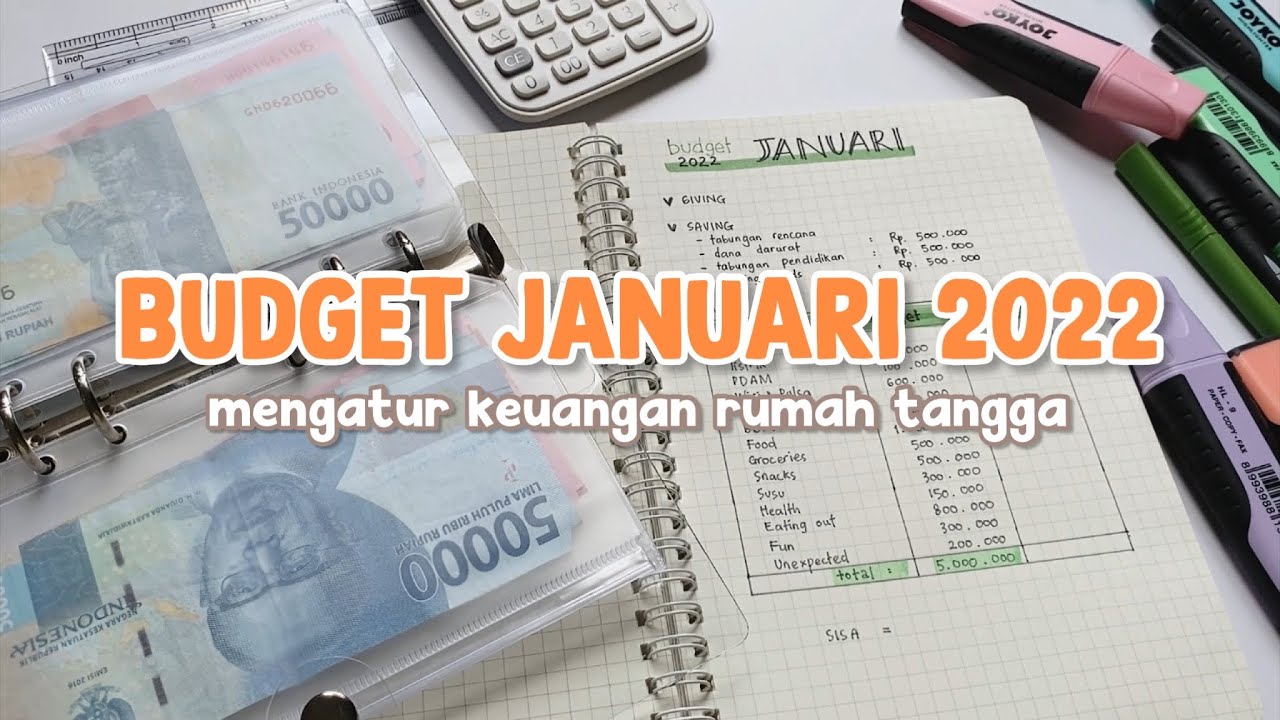 BUDGETING JANUARI 2022 | update sinking funds | saving challenge | mengatur keuangan rumah tangga