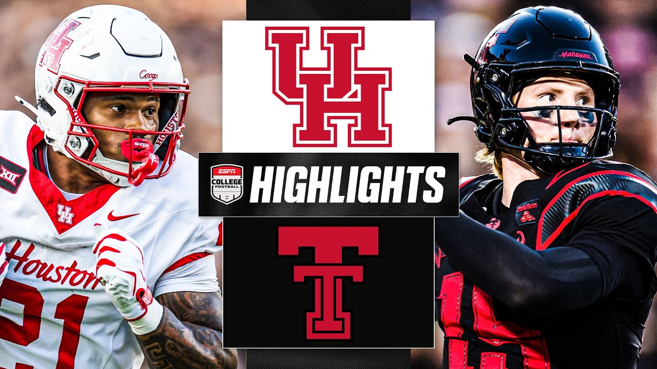 Houston Cougars vs. Texas Tech Raiders | Highlights | ESPN College Football