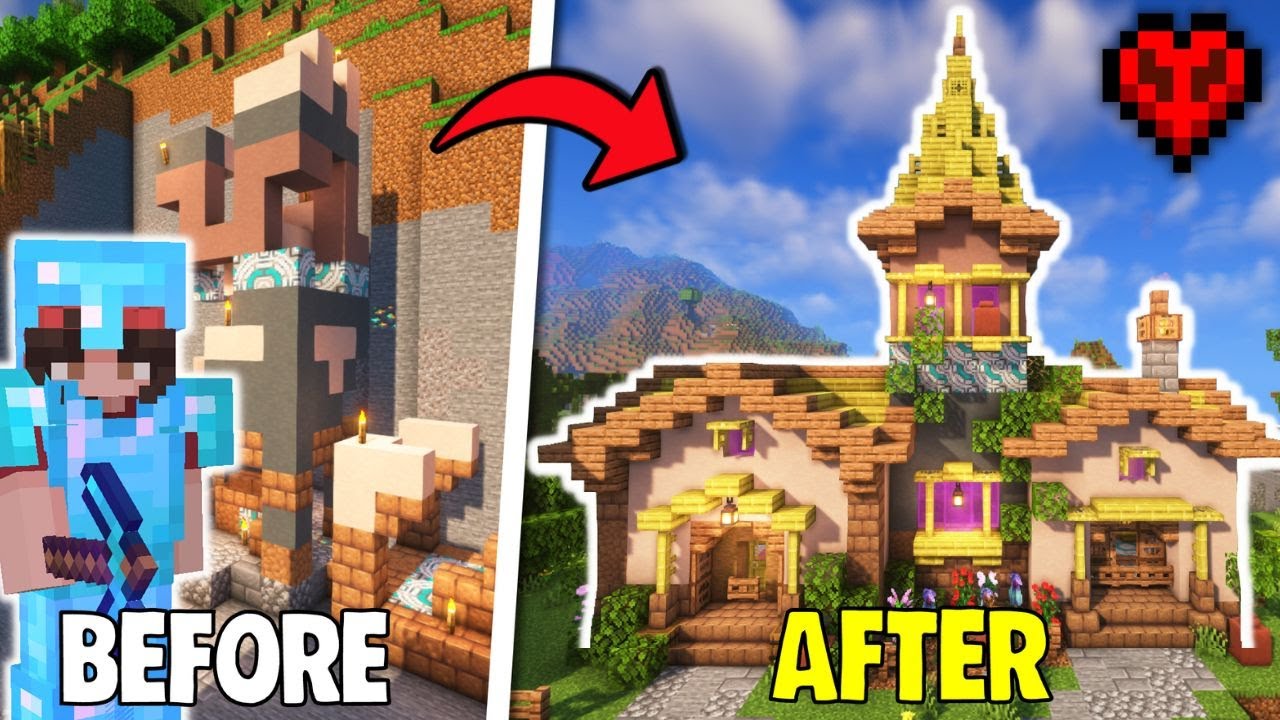 I built a TRAIL RUIN VILLAGE in Hardcore Minecraft