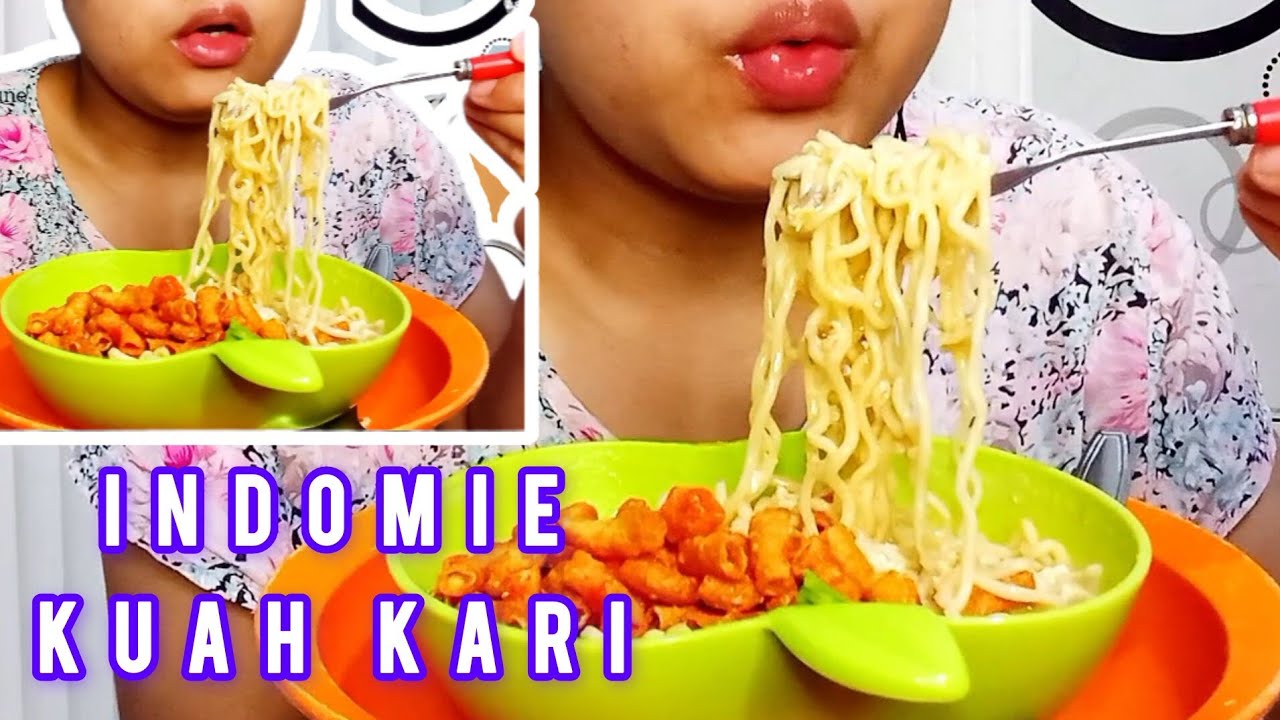 MUKBANG || Mie kuah kari #miekuah #miekuahpedas #miekari #noodles #noodleasmr #noodlesoup 
