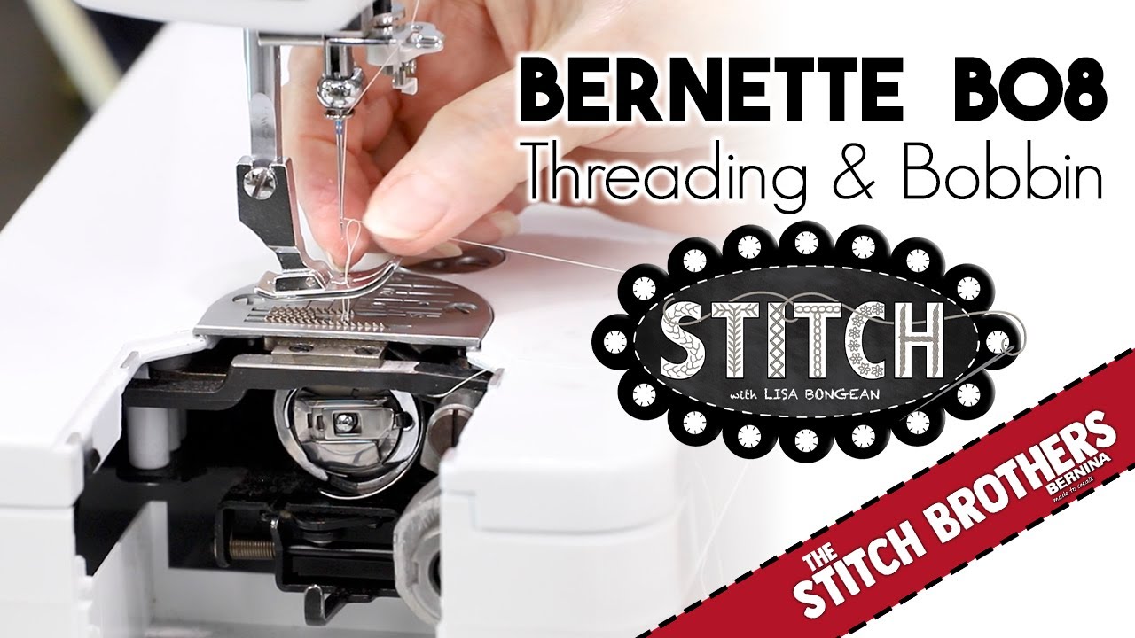 Bernette B08 | Threading the Machine and Changing the Bobbin | Bernina | Barb | Primitive Gatherings