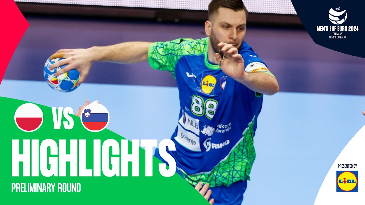 Slovenia's collective effort beat Poland | Poland vs. Slovenia  | Highlights | EHF EURO 2024