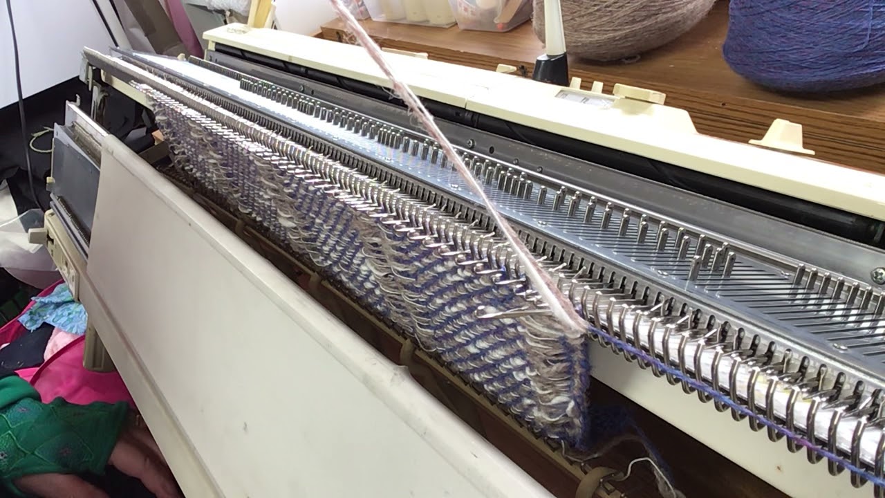 Knitting Machine Weaving