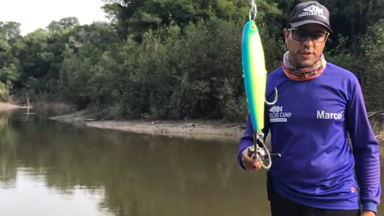 Como trabalhar a isca Bonnie 85 - isca artificial pescaria