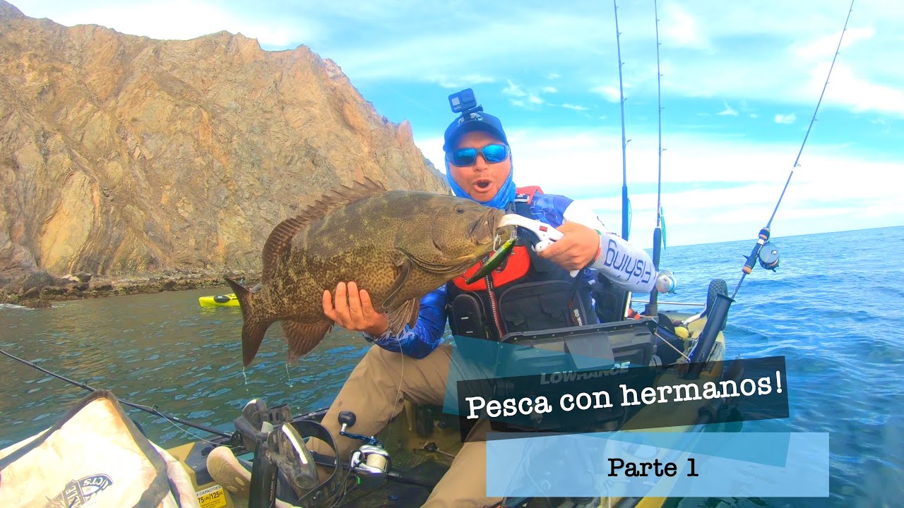 PESCA EN KAYAK-Excelente pesca con los hermanos de Baja Kayak Fishing Parte 1