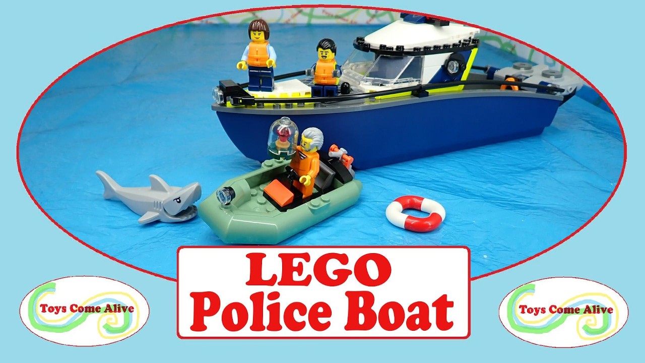 Major Crime Police Chase!  60456  LEGO Build.  Toys Come Alive 044.