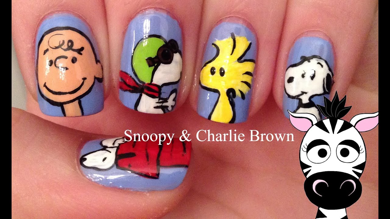 Snoopy Nail Art Tutorial | Peanuts Movie