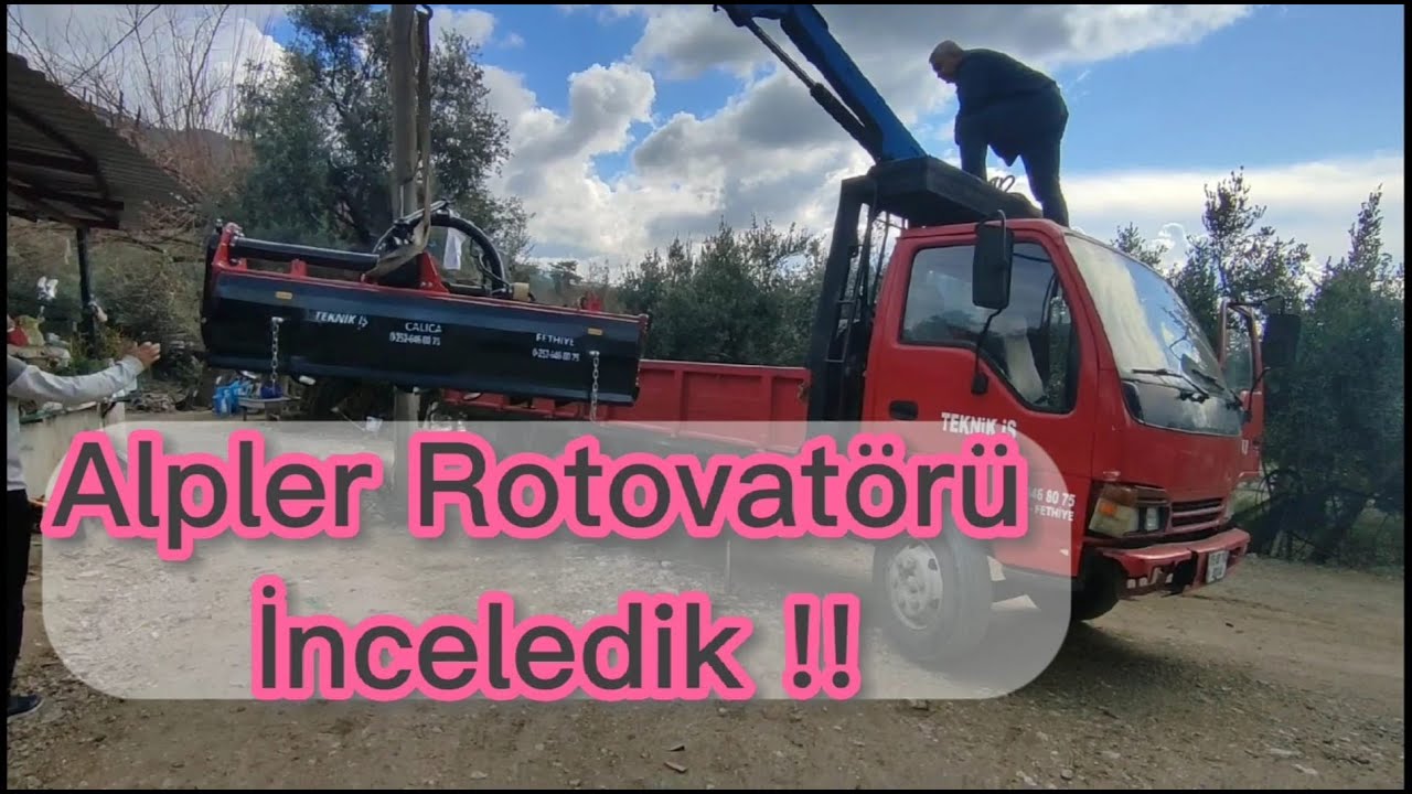 Alpler Hidrolik Kaydırmalı Rotovatör inceleme