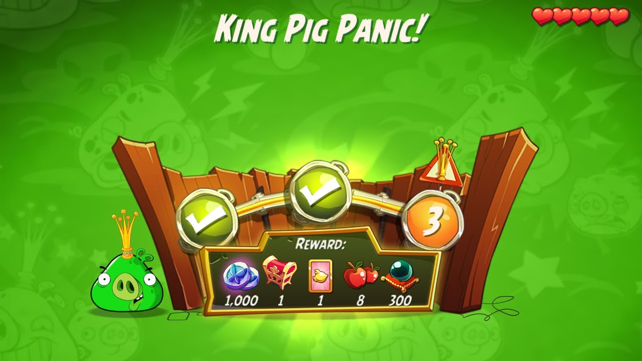 KPP Shortcut (failed) - No Red,Blues,Chuck,Matilda - King Pig Panic, Angry Birds 2