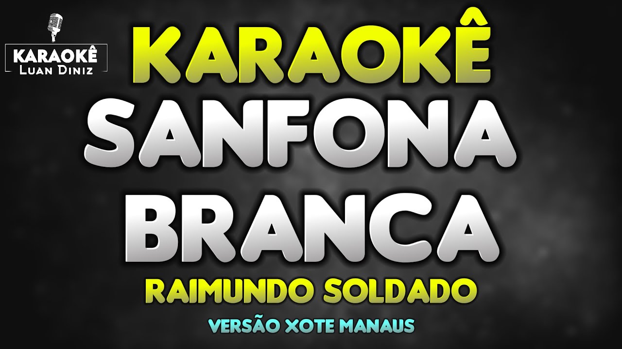 Karaokê - Sanfona Branca (Minha Sanfona Falta Pouco Pra Falar) - Playback de Forró