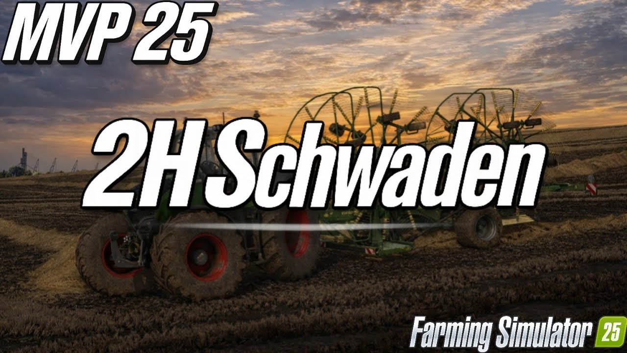 #8 Ein FELD. Eine ARBEIT. STROH SCHWADEN! | TIMELAPSE | MVP25 | Farming Simulator 25